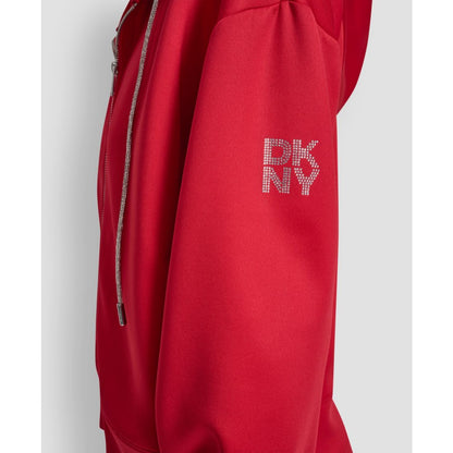 Dkny Women's Long-Sleeve Scuba Zip-Up Jacket