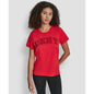 Dkny Women's Arched Exploded Rhinestone Crewneck T-Shirt