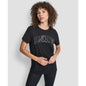 Dkny Women's Arched Exploded Rhinestone Crewneck T-Shirt