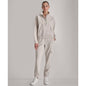 Dkny Sport Women's Studded-Logo Half-Zip Sweatshirt