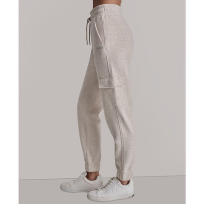 Dkny Sport Women's Studded-Logo Cargo Joggers