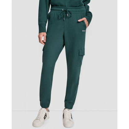 Dkny Sport Women's Studded-Logo Cargo Joggers