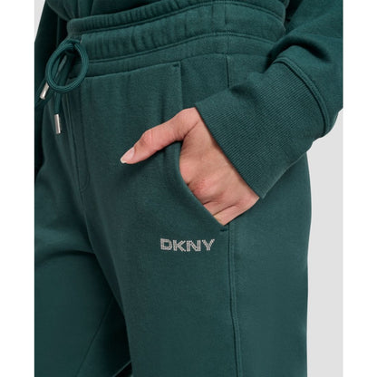 Dkny Sport Women's Studded-Logo Cargo Joggers