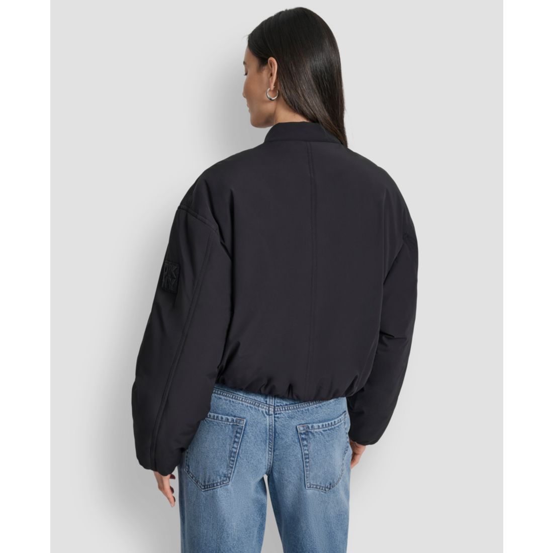 Dkny Jeans Women's Long Sleeve Bomber Jacket