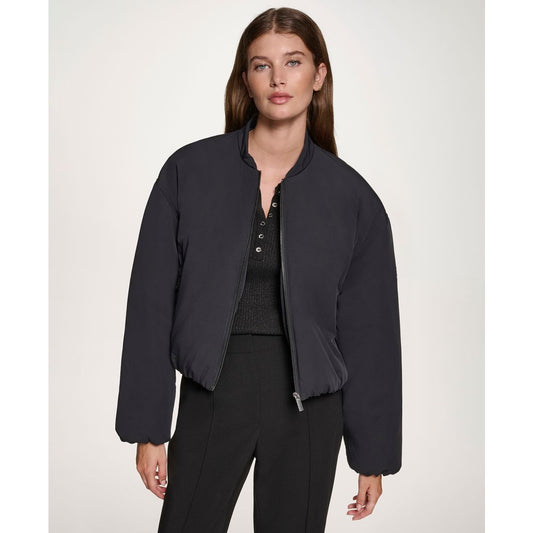 Dkny Jeans Women's Long Sleeve Bomber Jacket