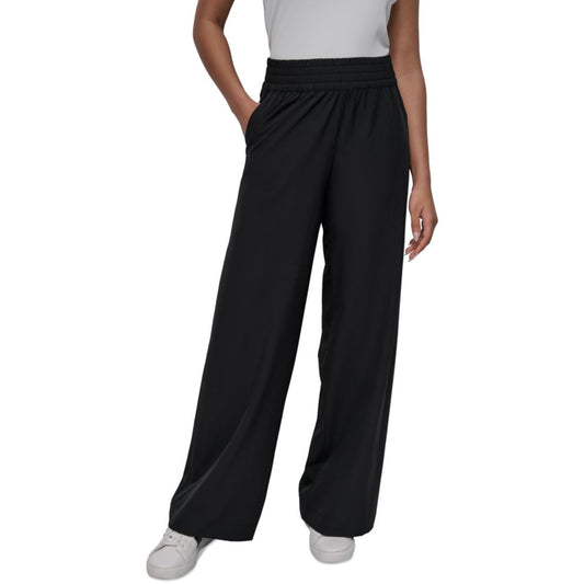 Dkny Sport Women's Hudson Stretch Wide-Leg Pull-On Pants
