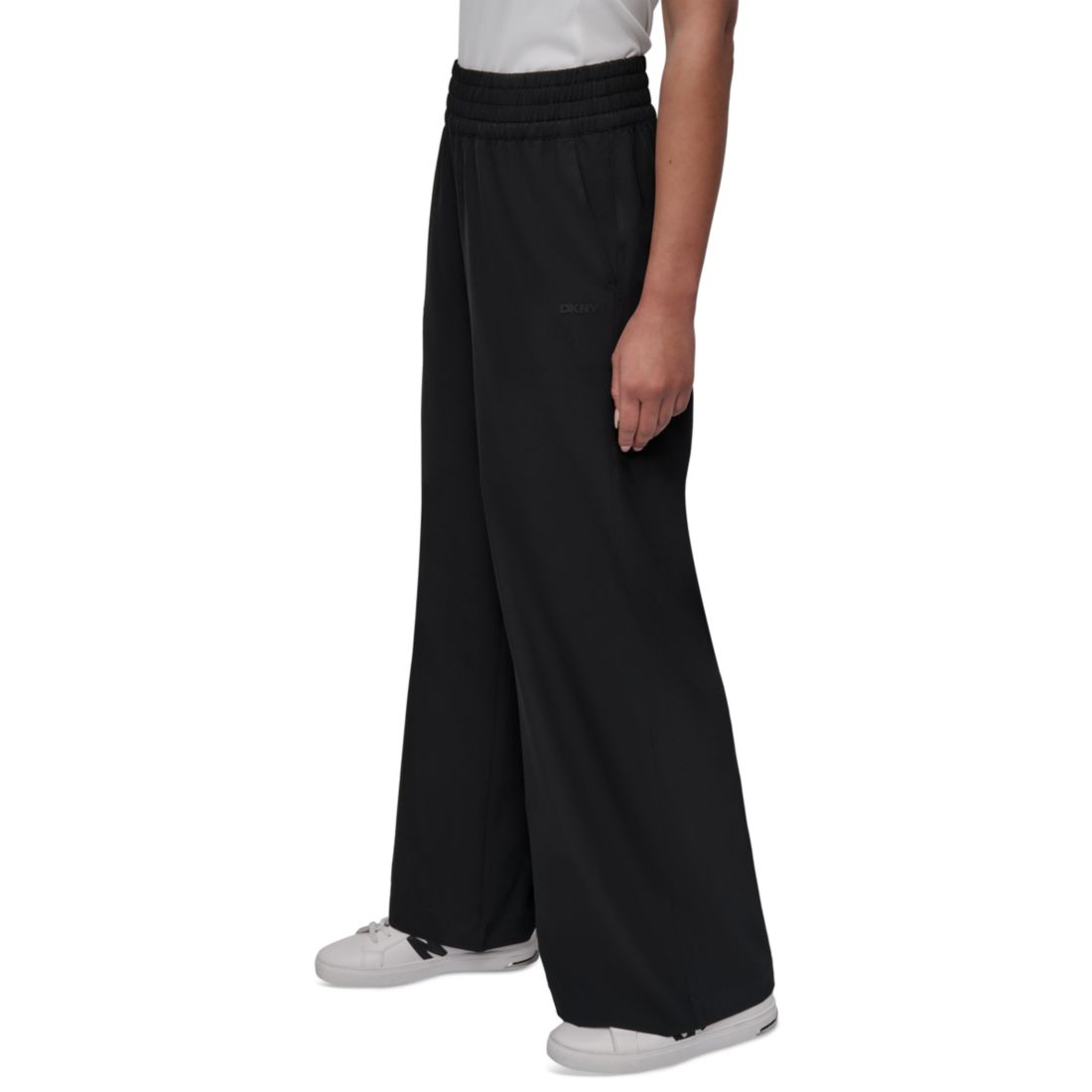 Dkny Sport Women's Hudson Stretch Wide-Leg Pull-On Pants