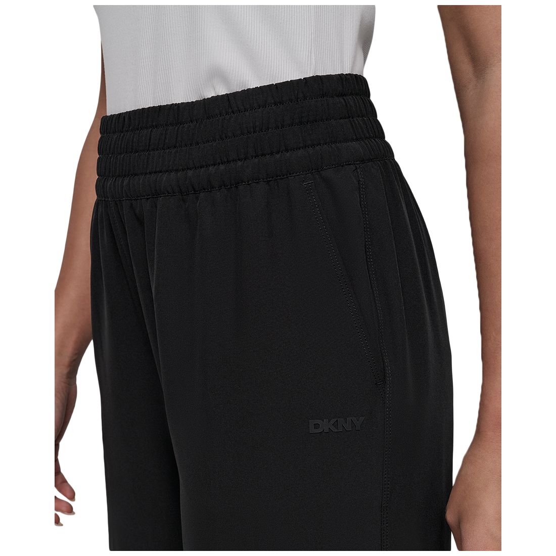 Dkny Sport Women's Hudson Stretch Wide-Leg Pull-On Pants