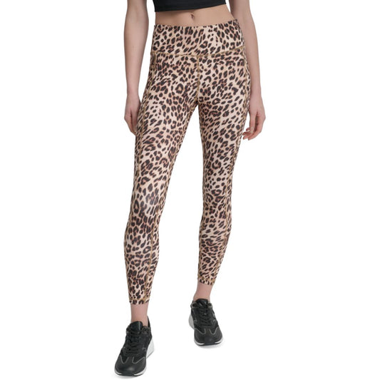 Dkny Sport Women's Printed High-Waist 7/8 Tights
