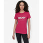 Dkny Women's Sport Glitter Logo Crew Neck T-shirt
