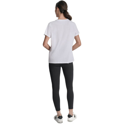 Dkny Sport Women's Medallion Logo Crewneck T-Shirt