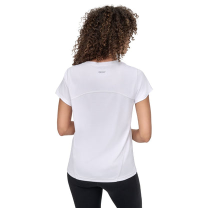 Dkny Sport Women's Tech Logo Raglan-Sleeve T-Shirt