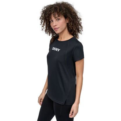 Dkny Sport Women's Tech Logo Raglan-Sleeve T-Shirt