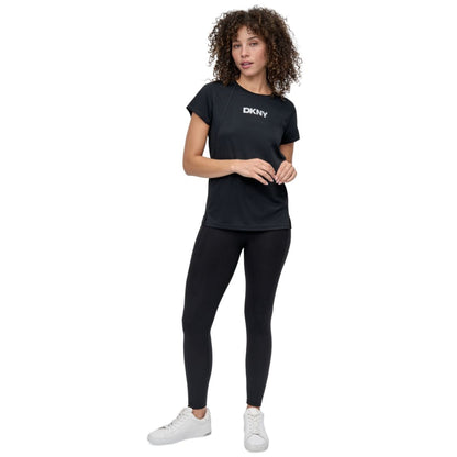 Dkny Sport Women's Tech Logo Raglan-Sleeve T-Shirt