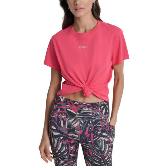 Dkny Women's Studded-Logo T-Shirt