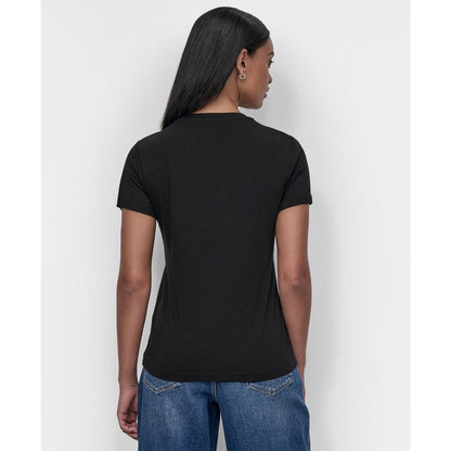 Dkny Women's Pins And Patches Crewneck T-Shirt