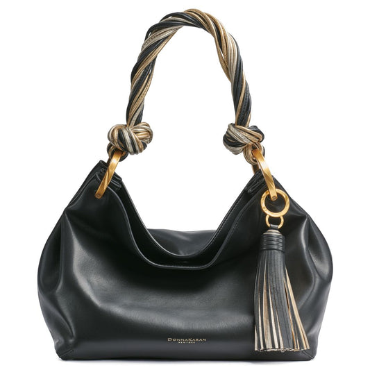Donna Karan New York Glenwood Small Shoulder Bag - Black, Gold