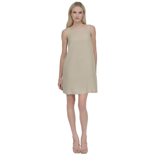 Dkny Women's Bow-Back Sleeveless A-Line Dress