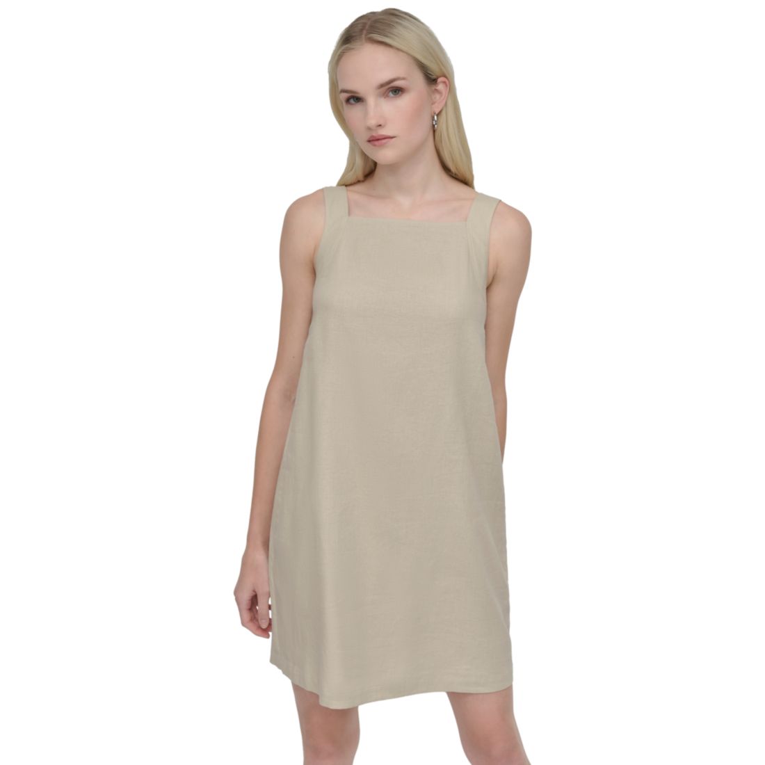 Dkny Women's Bow-Back Sleeveless A-Line Dress