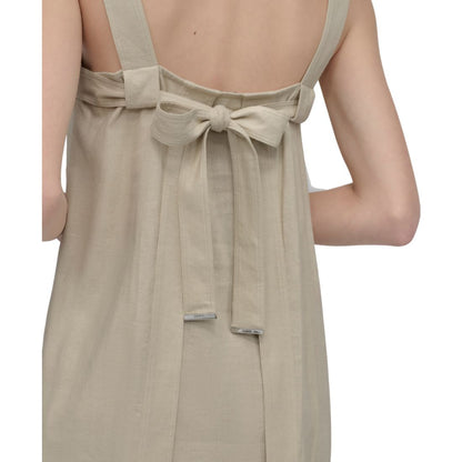 Dkny Women's Bow-Back Sleeveless A-Line Dress