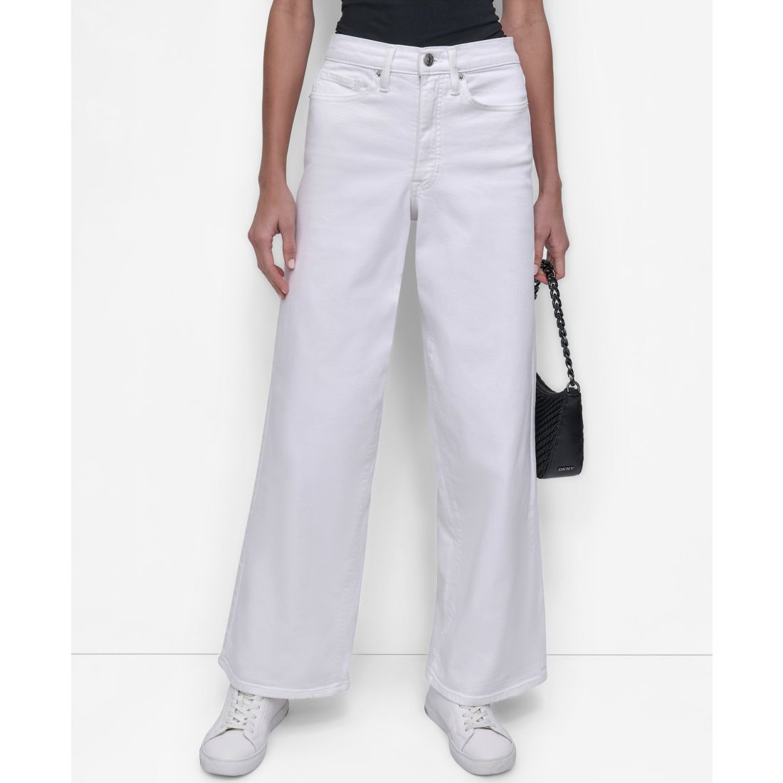 Dkny Jeans Women's High Rise Modern Wide Leg Jeans