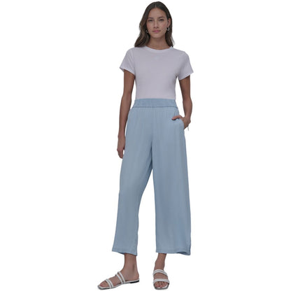 Dkny Jeans Women's Pull-On Wide-Leg Ankle Pants