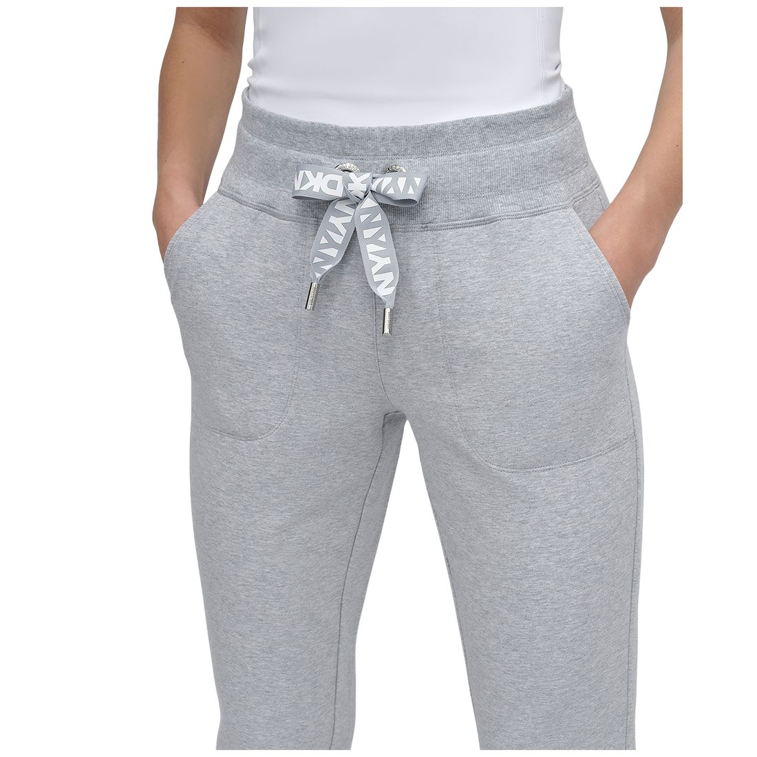 Dkny Sport Women's Logo-Drawstring High-Rise Joggers