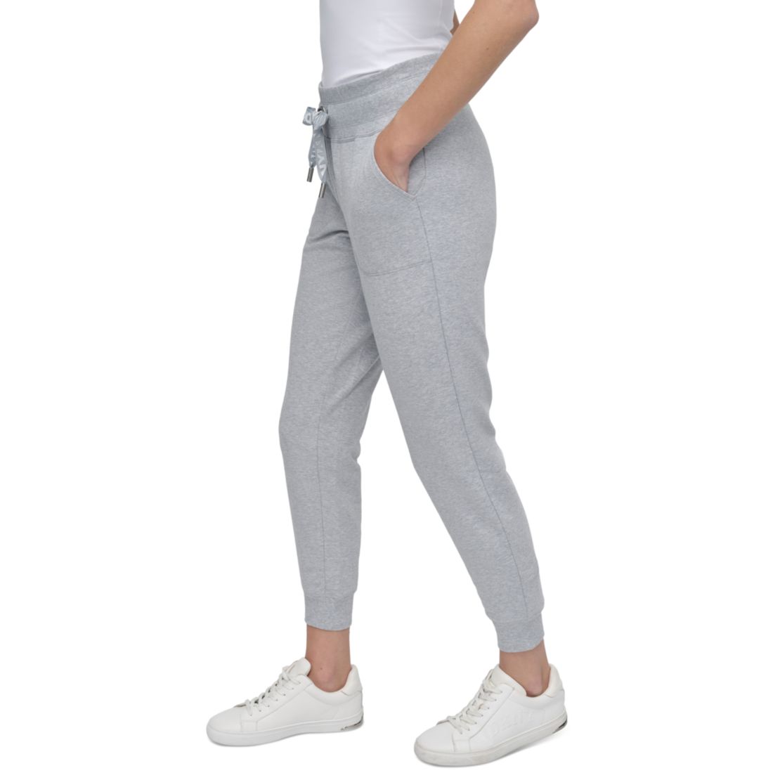Dkny Sport Women's Logo-Drawstring High-Rise Joggers