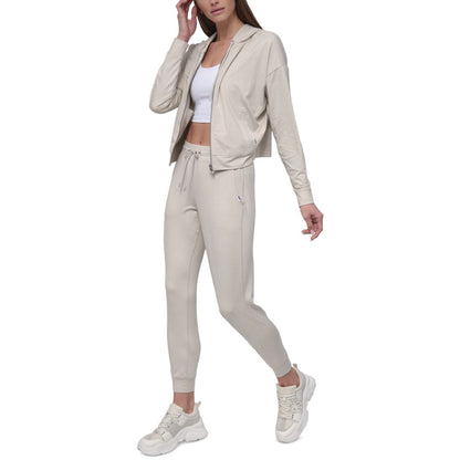 Dkny Sport Women's Spacedye High-Waist Slim Joggers