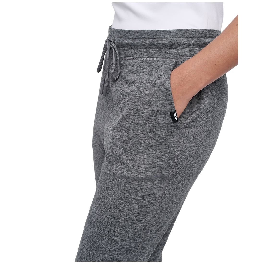 Dkny Sport Women's Spacedye High-Waist Slim Joggers