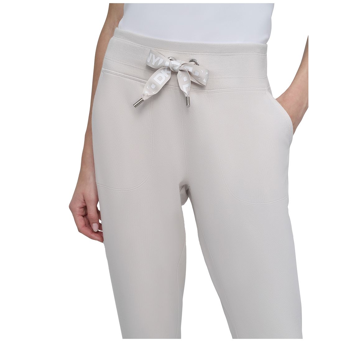 Dkny Sport Women's Logo-Drawstring High-Rise Joggers