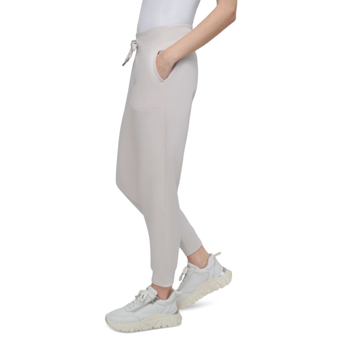 Dkny Sport Women's Logo-Drawstring High-Rise Joggers
