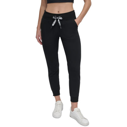 Dkny Sport Women's Logo-Drawstring High-Rise Joggers