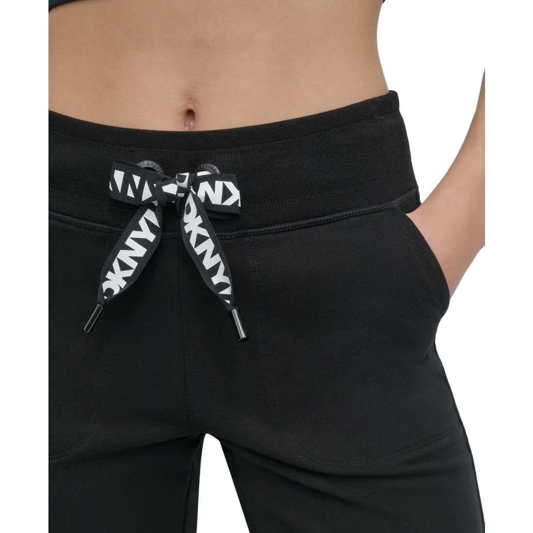 Dkny Sport Women's Logo-Drawstring High-Rise Joggers