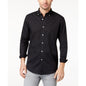 Men's Club Room Micro Dot Print Stretch Cotton Shirt, Created for Macy's