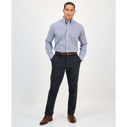 Club Room Men's Regular Fit Mini Gingham Dress Shirt, Created for Macy's