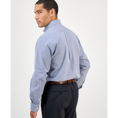 Club Room Men's Regular Fit Mini Gingham Dress Shirt, Created for Macy's