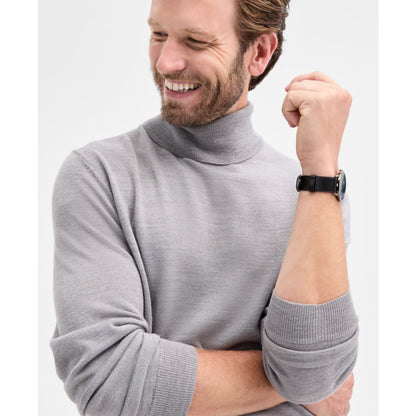 Club Room Men's Merino Wool Blend Turtleneck Sweater, Created for Macy's