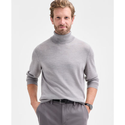 Club Room Men's Merino Wool Blend Turtleneck Sweater, Created for Macy's