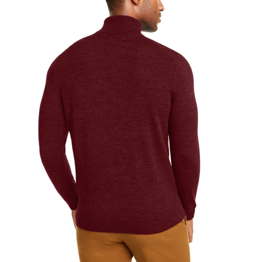 Club Room Men's Merino Wool Blend Turtleneck Sweater, Created for Macy's