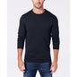 Club Room Men's Solid Crew Neck Merino Wool Blend Sweater, Created for Macy's