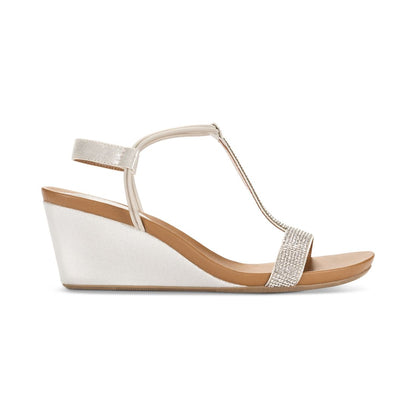 Style & Co Women's Mulan Embellished Wedge Sandals, Created Macy's