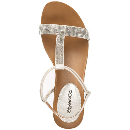 Style & Co Women's Mulan Embellished Wedge Sandals, Created Macy's