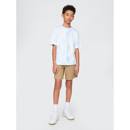 Boys' Plaid Canvas Easy Shorts