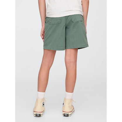 Boys' Plaid Canvas Easy Shorts