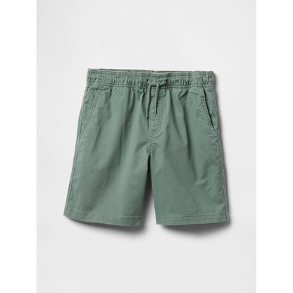 Boys' Plaid Canvas Easy Shorts