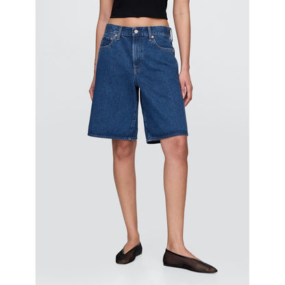 Women's 11" Mid Rise Longline Denim Shorts
