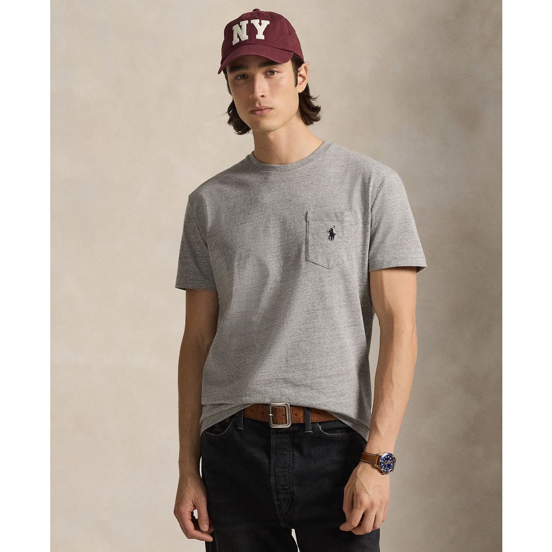 Polo Ralph Lauren Men's Classic Fit Crew Neck Pocket T-Shirt