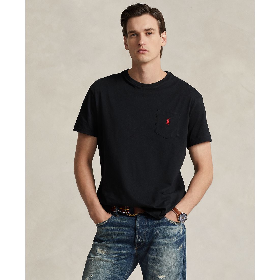 Polo Ralph Lauren Men's Classic Fit Crew Neck Pocket T-Shirt