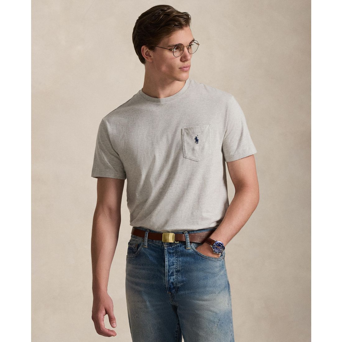 Polo Ralph Lauren Men's Classic Fit Crew Neck Pocket T-Shirt